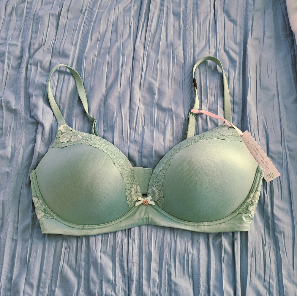 Victoria's Secret Light Green Bra 38DD